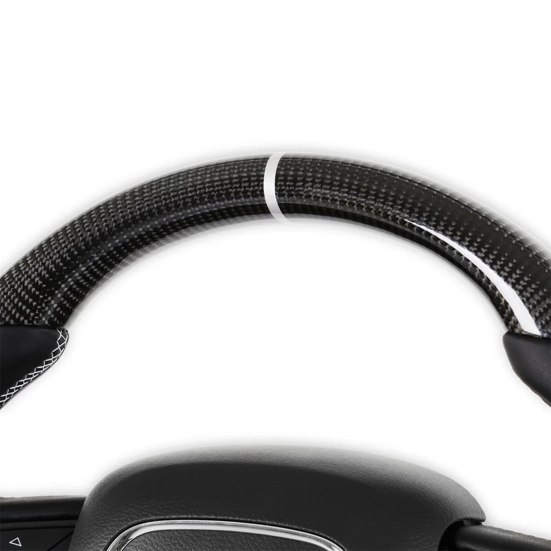 Drake Muscle Drake Muscle Cars Steering Wheel - Carbon Fiber with Leather Grips - Heated CH950-19 - Additional View 7