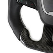 Load image into Gallery viewer, Drake Muscle Drake Muscle Cars Steering Wheel - Carbon Fiber with Leather Grips - Heated CH950-19 - Additional View 8