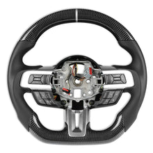 Load image into Gallery viewer, Drake Muscle Drake Muscle Cars Steering Wheel - Carbon Fiber with Leather Grips - Heated MU950-07 - Additional View 6