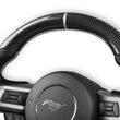 Load image into Gallery viewer, Drake Muscle Drake Muscle Cars Steering Wheel - Carbon Fiber with Leather Grips MU950-05 - Installation View