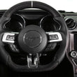 Load image into Gallery viewer, Drake Muscle Drake Muscle Cars Steering Wheel - Carbon Fiber with Leather Grips MU950-05 - Installation View
