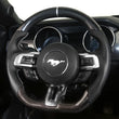 Load image into Gallery viewer, Drake Muscle Drake Muscle Cars Steering Wheel - Carbon Fiber with Leather Grips MU950-09 - Installation View