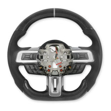 Load image into Gallery viewer, Drake Muscle Drake Muscle Cars Steering Wheel - Carbon Fiber with Leather Grips - Heated MU950-11 - Additional View 6