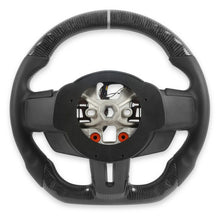 Load image into Gallery viewer, Drake Muscle Drake Muscle Cars Steering Wheel - Carbon Fiber with Leather Grips - Heated MU950-11 - Additional View 9