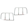 Load image into Gallery viewer, Drake Muscle Drake Muscle Cars Tail Light Chrome Finish Bezel Pair 5R3Z-13489-C - Main Product View