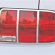 Load image into Gallery viewer, Drake Muscle Drake Muscle Cars Tail Light Chrome Finish Bezel Pair 5R3Z-13489-C - Side View