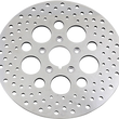 Load image into Gallery viewer, Drilled Brake Rotor - Front - 11.5" - Harley-Davidson DragSpecialties 060176ASP-BC648 - Main Product View