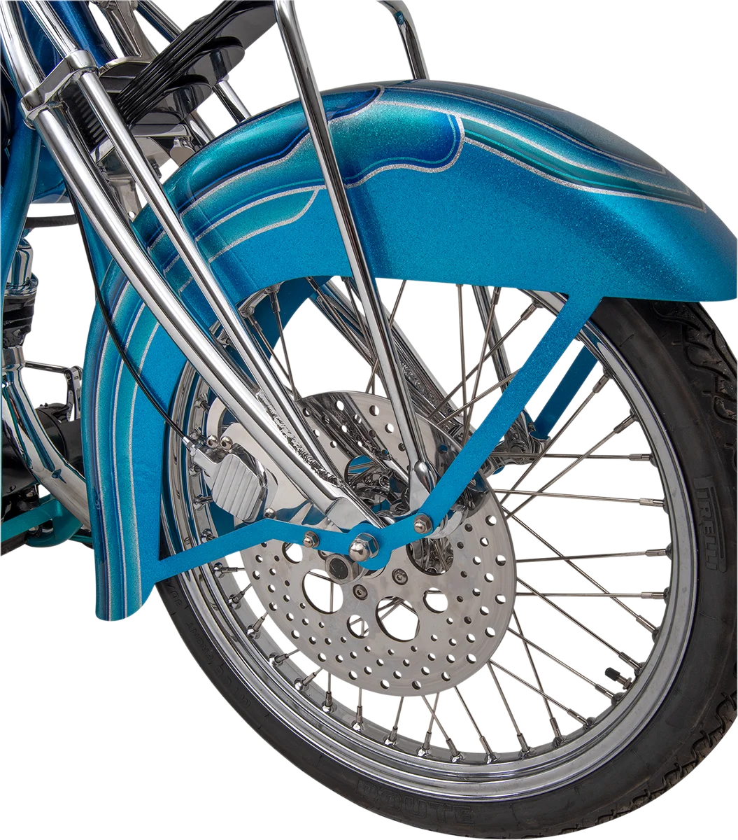 Drilled Brake Rotor - Front - 11.5" - Harley-Davidson DragSpecialties 060176ASP-BC648 - Side View
