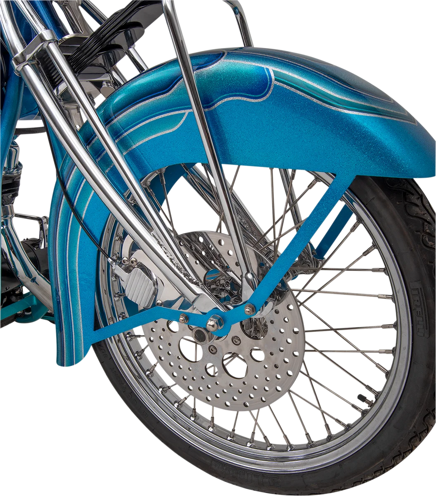 Drilled Brake Rotor - Front - 11.5" - Harley-Davidson DragSpecialties 060176ASP-BC648 - Side View