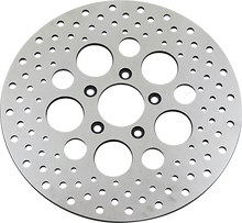 Load image into Gallery viewer, Drilled Brake Rotor - Front - 11.5" - Harley-Davidson DragSpecialties 060185ASP-BC648 - Main Product View