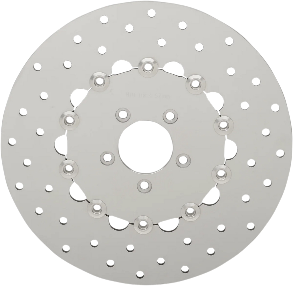 Drilled Brake Rotor - Front - 11.8" - Dyna DragSpecialties B06-0199ASP - Main Product View
