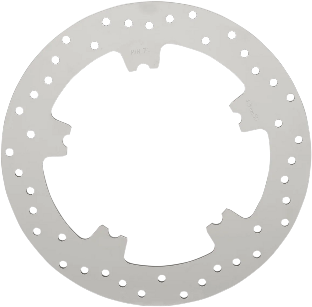 Drilled Brake Rotor - Front - 11.8" - Dyna/V-Rod DragSpecialties B06-0198ASP - Main Product View