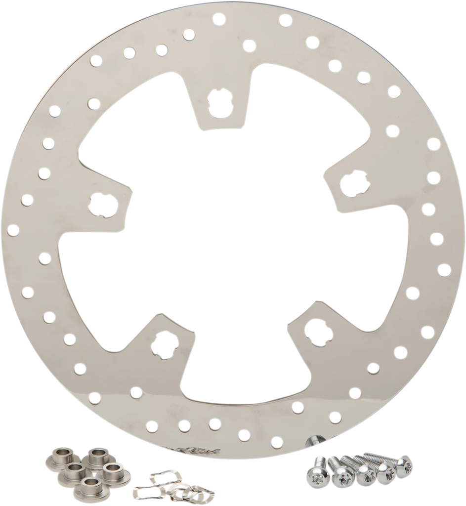 Drilled Brake Rotor - Front - 11.8" - Touring DragSpecialties B06-0194ASP - Main Product View
