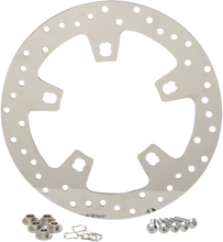 Load image into Gallery viewer, Drilled Brake Rotor - Front - 11.8" - Touring DragSpecialties B06-0194ASP - Main Product View
