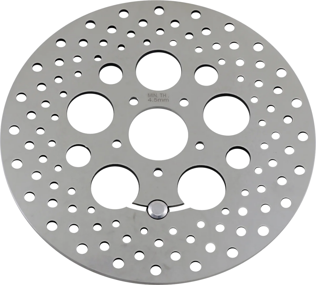 Drilled Brake Rotor - Front - 11.8" - Touring/Trike DragSpecialties B06-0188ASP - Main Product View