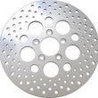 Load image into Gallery viewer, Drilled Brake Rotor - Rear - 11.5" - Harley-Davidson DragSpecialties 060186ASP-BC648 - Main Product View