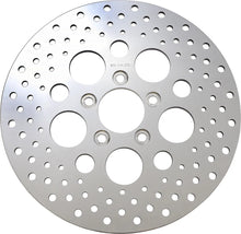 Load image into Gallery viewer, Drilled Brake Rotor - Rear - 11.5" - Harley-Davidson DragSpecialties 060186ASP-BC648 - Main Product View