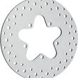 Load image into Gallery viewer, Drilled Brake Rotor - Rear - 11.5" - Touring DragSpecialties B06-0193ASP - Main Product View