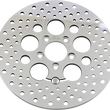 Load image into Gallery viewer, Drilled Brake Rotor - Rear - 11.8" - Touring DragSpecialties B06-0189ASP - Main Product View