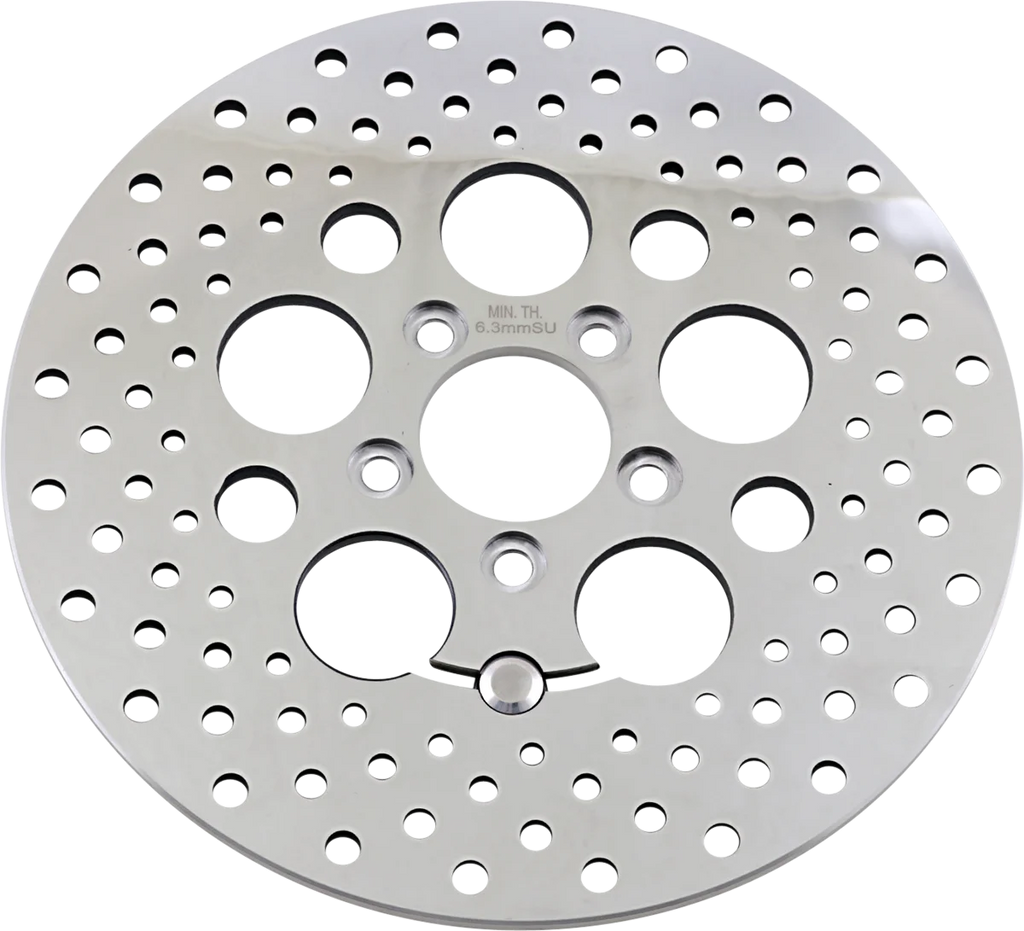 Drilled Brake Rotor - Rear - 11.8" - Touring DragSpecialties B06-0189ASP - Main Product View