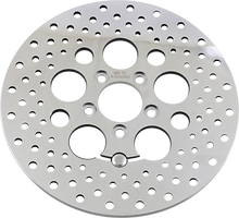 Load image into Gallery viewer, Drilled Brake Rotor - Rear - 11.8" - Touring DragSpecialties B06-0189ASP - Main Product View