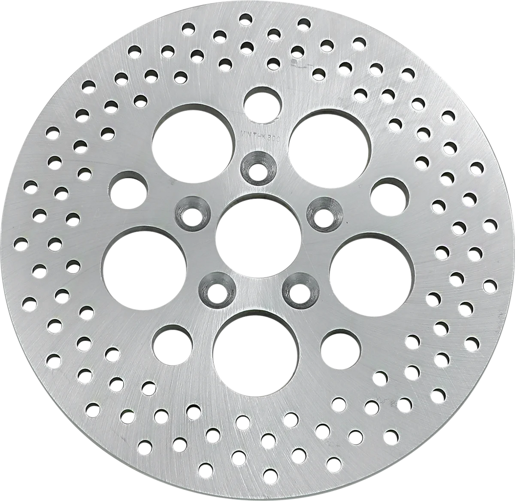 Drilled Brake Rotor - Rear - 11.875" - Touring DragSpecialties 06-0177A - Main Product View