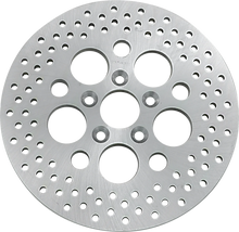 Load image into Gallery viewer, Drilled Brake Rotor - Rear - 11.875" - Touring DragSpecialties 06-0177A - Main Product View