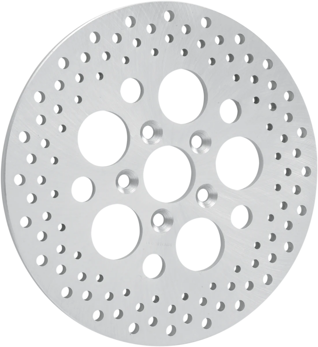 Drilled Brake Rotor - Rear - 11.875" - Touring DragSpecialties 06-0177A - Side View