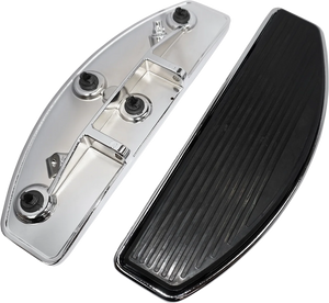 Driver Floorboard - Chrome - FL DragSpecialties P17-0435CK - Main Product View