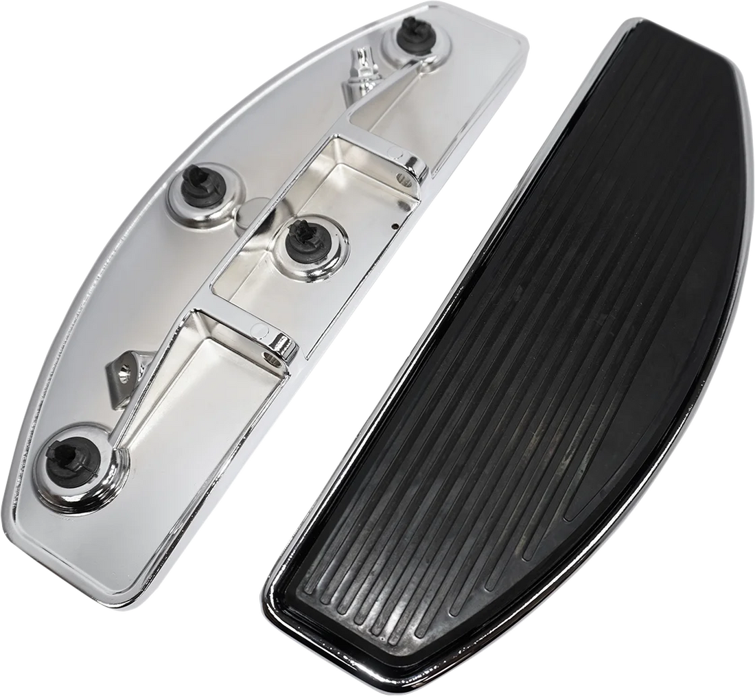 Driver Floorboard - Gloss Black - FL DragSpecialties P17-0435GBK - Side View