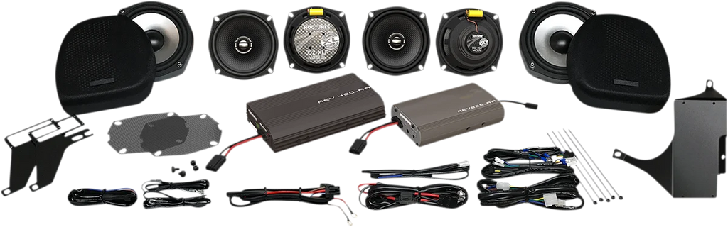 Dual Amp/Speaker Kit - Ultra Hogtunes ULTRA 6 PACK-XL - Main Product View