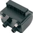 Load image into Gallery viewer, Dual-Fire Ignition Coil - Harley Davidson - Black DragSpecialties 10-2028 - Main Product View