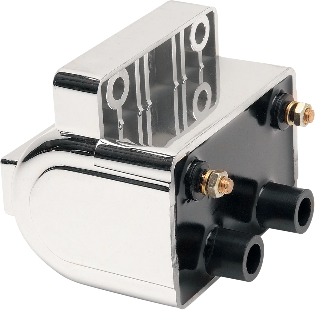 Dual-Fire Ignition Coil - Harley Davidson - Chrome DragSpecialties 10-2032 - Main Product View
