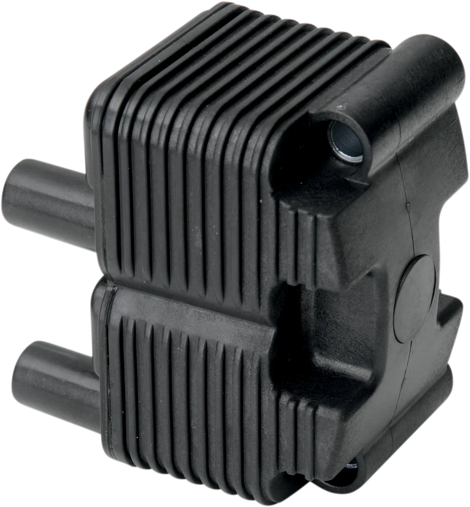 Dual-Fire Ignition Coil - Harley Davidson - Chrome DragSpecialties 10-2032 - Side View