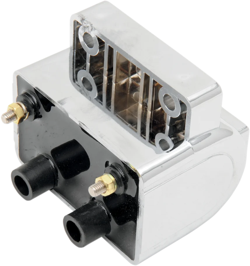 Dual-Fire Ignition Coil - Harley Davidson - Chrome DragSpecialties 10-2033 - Main Product View