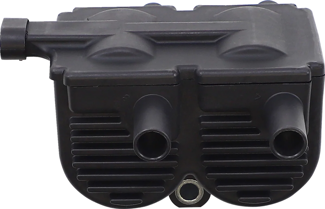 Dual-Fire Ignition Coil - Harley Davidson - Gray DragSpecialties 10-2014 - Back View