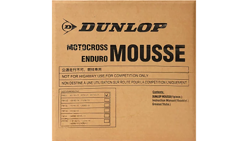 Dunlop FM21S-NP Front Mousse - 80/100-21 (9) - Main Product View