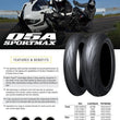 Load image into Gallery viewer, Dunlop Sportmax Q5A Rear Tire - 180/55ZR17 M/C (73W) TL - Side View