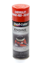 Load image into Gallery viewer, Dupli-Color Chevy Orange/Red Engine Paint 12oz DE1607