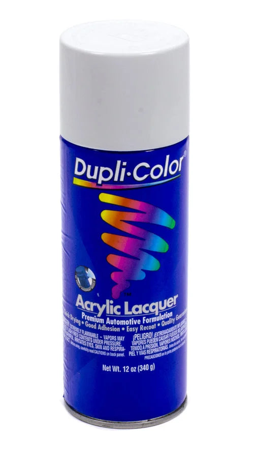 Dupli-Color Gloss White Lacquer Paint 12oz DAL1675