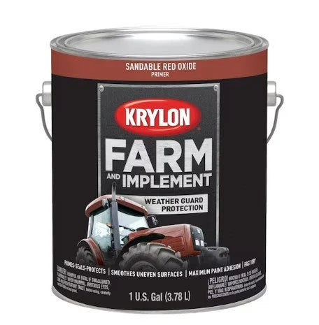 Dupli-Color Krylon Farm & Implement Gallons-Sandable Red Oxi 1982