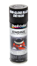 Load image into Gallery viewer, Dupli-Color Semi Gloss Black Engine Paint 12oz DE1635