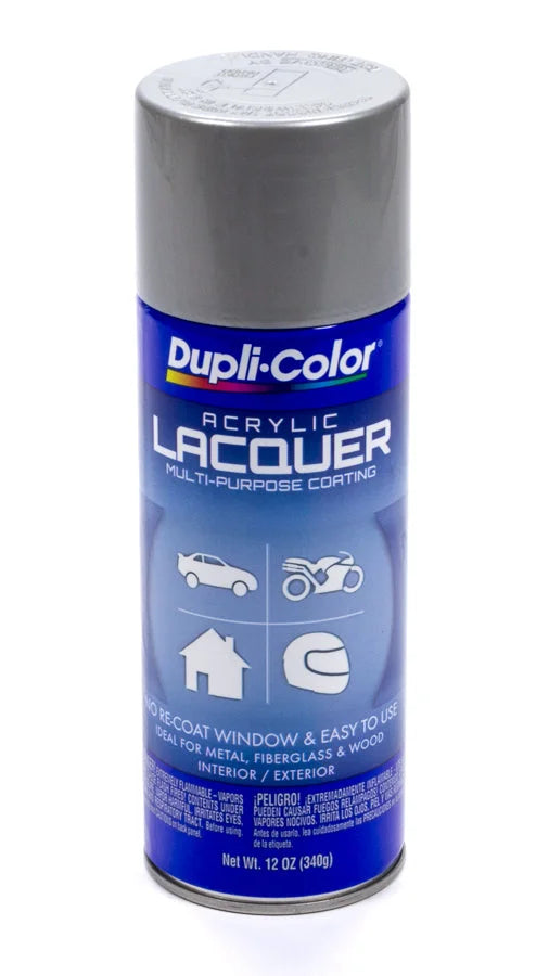 Dupli-Color Silver Metallic Lacquer Paint 12oz DAL1679