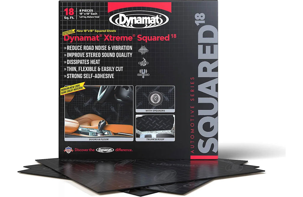 Dynamat Xtreme Mat Squared 8 - 18in Square Sheets 10420