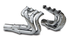Load image into Gallery viewer, Dynatech Headers BBC PS/Dragster Downswep Chrome w/Collector 750-96410