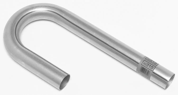 Dynomax 2in Aluminized J-Bend Pipe 3.5 Radius 16 Gauge 42310