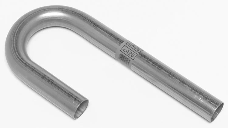 Dynomax 2in S.S. J-Bend Pipe 3in Radius 16 Gauge 42426