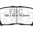Load image into Gallery viewer, EBC 00-02 Acura MDX 3.5 Greenstuff Rear Brake Pads - Main Product View