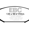 Load image into Gallery viewer, EBC 00-02 Acura MDX 3.5 Yellowstuff Front Brake Pads - Main Product View