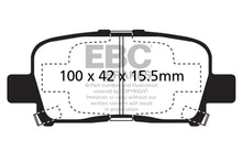 Load image into Gallery viewer, EBC 00-02 Acura MDX 3.5 Yellowstuff Rear Brake Pads - Main Product View
